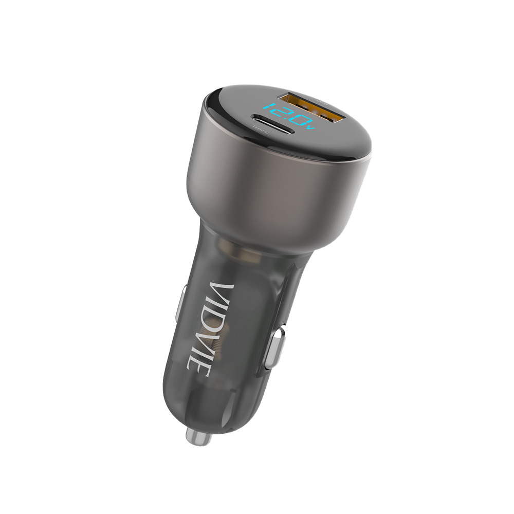 VIDVIE PD 45W+QC 27W In Car Phone Charger