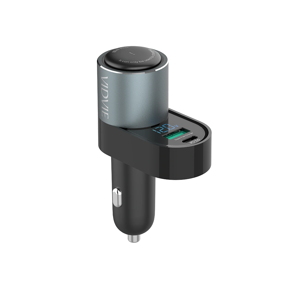 VIDVIE PD 45W+QC 24W expansion output 80W Max Car Charger