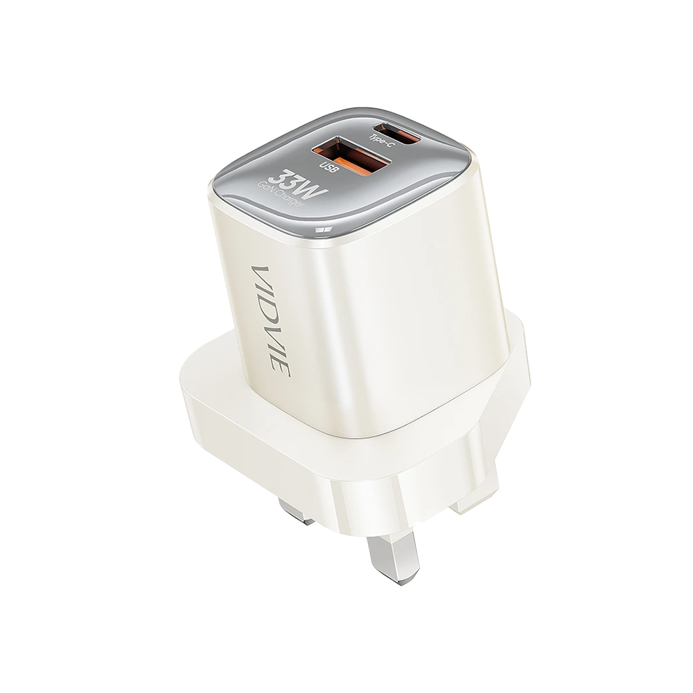 VIDVIE GaN A+C 30W+33W Super Fast Charger UK