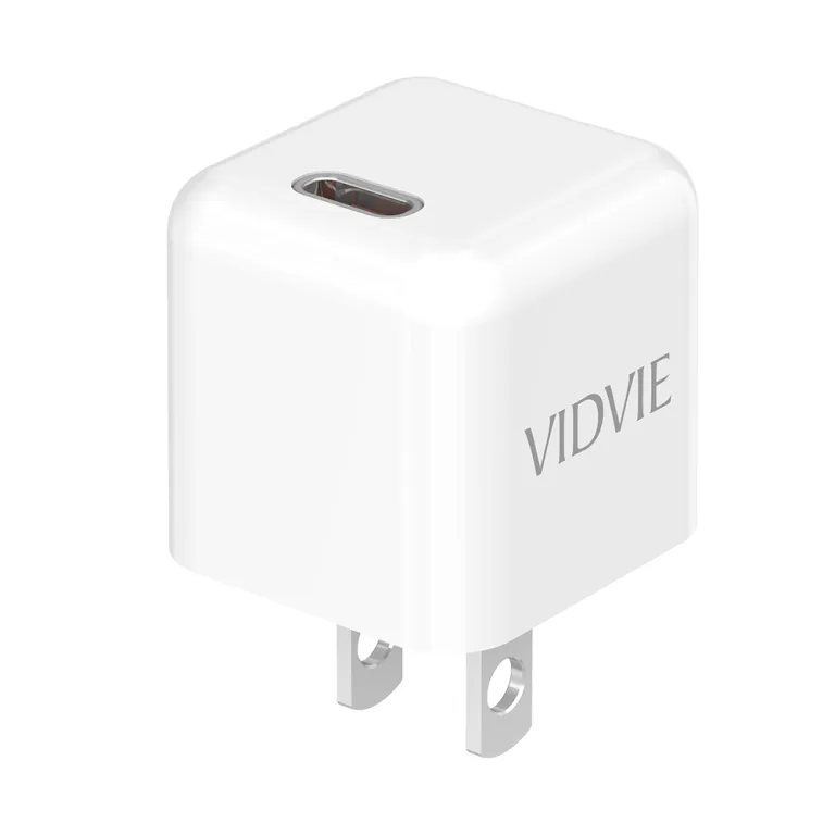 VIDVIE USB Type C Wall Charger With Wide Voltage Input
