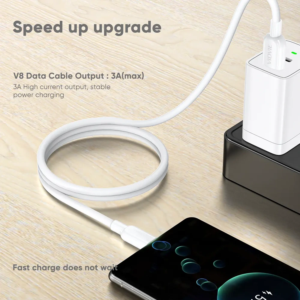 VIDVIE 1.2m Lightning to USB A Cable for iPhone
