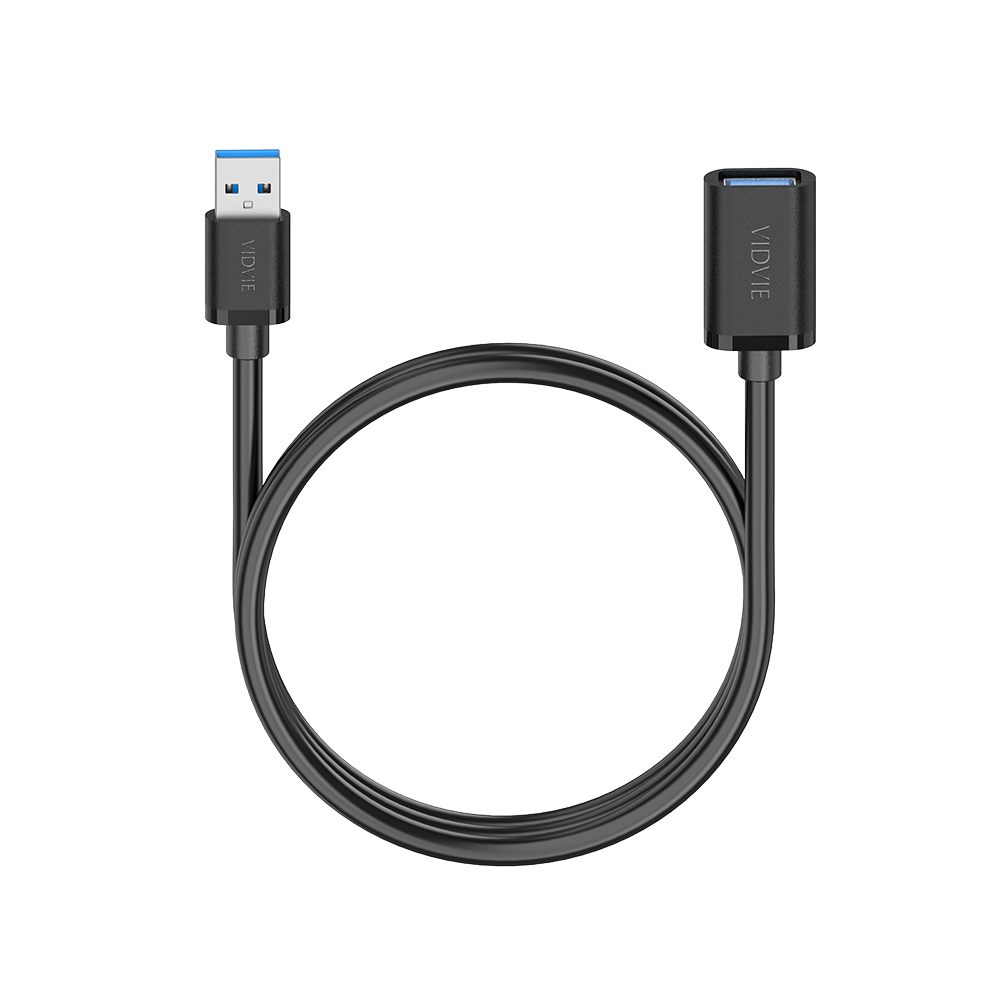 VIDVIE USB Extension Cable Male To Female Cord High Data Transfer