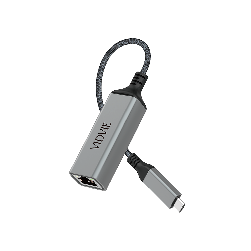 VIDVIE Ethernet Cable Connector RJ45 Type-C To Gigabit