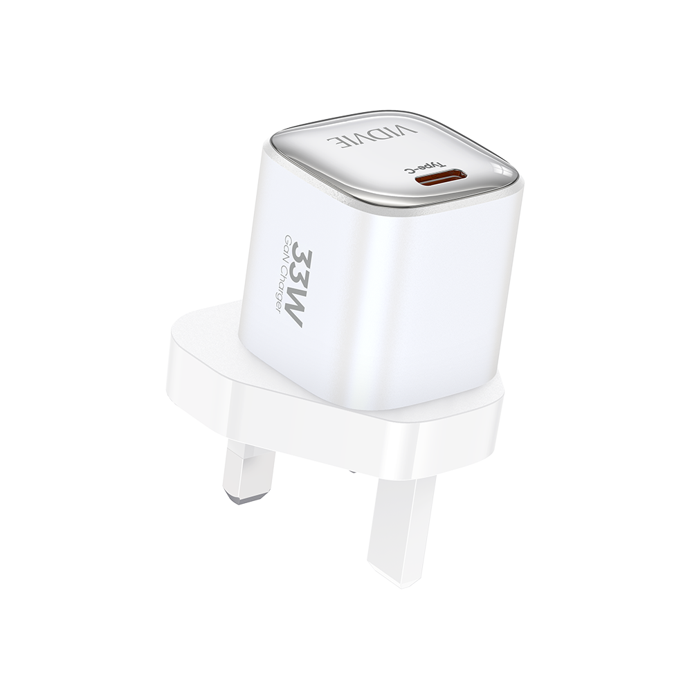 VIDVIE Apple Macbook Charger Usb C GaN 33W UK
