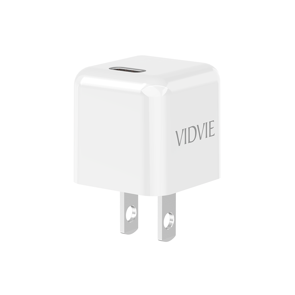VIDVIE USB C Wall Charger 20W PD US