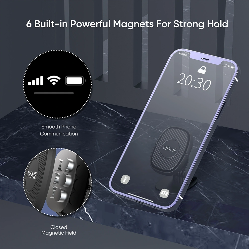 VIDVIE Durable Car Phone Holder for Table Use