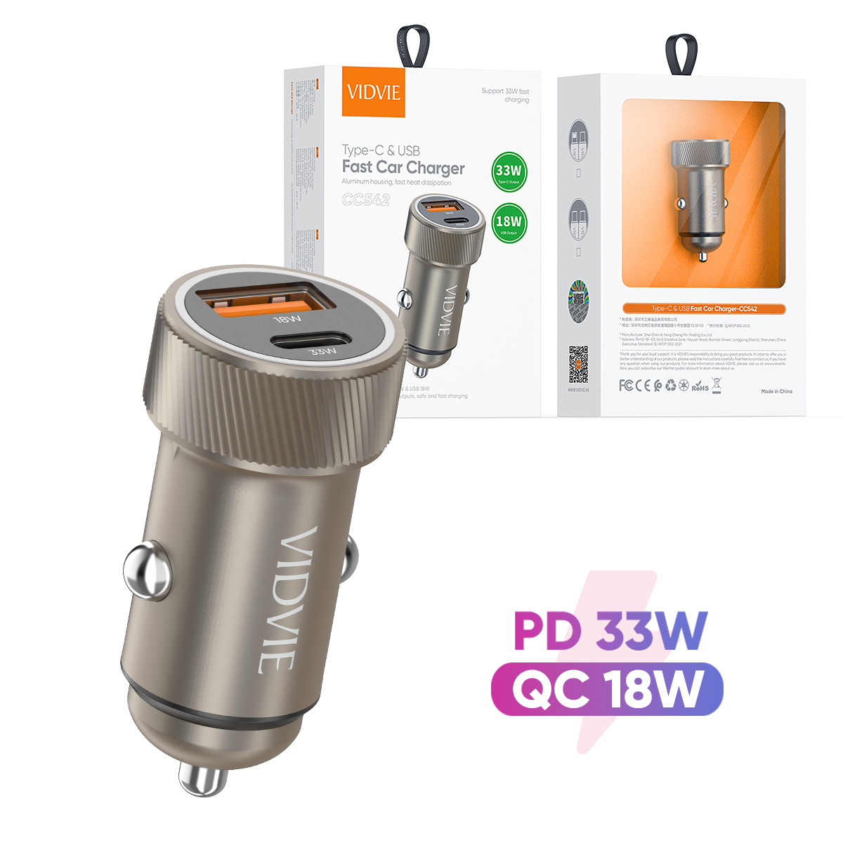 Wireless Car Charger with Safe and Reliable Charging