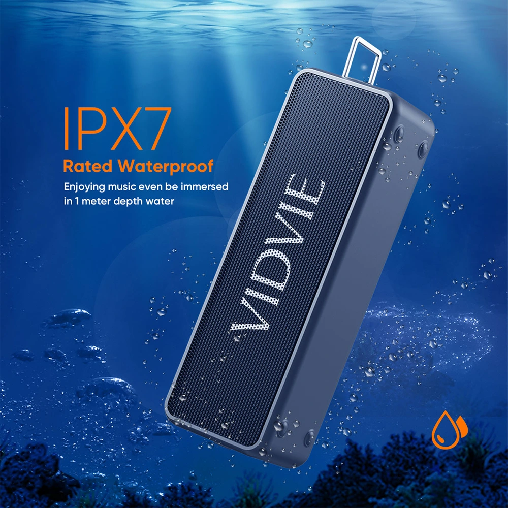 Waterproof Outdoor Bluetooth Speaker with IPX7 Rating