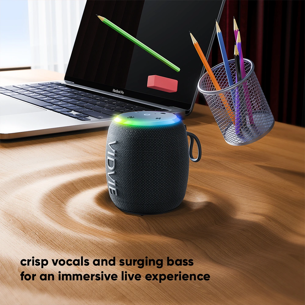 VIDVIE Custom Portable Bluetooth Speaker with Long Battery Life