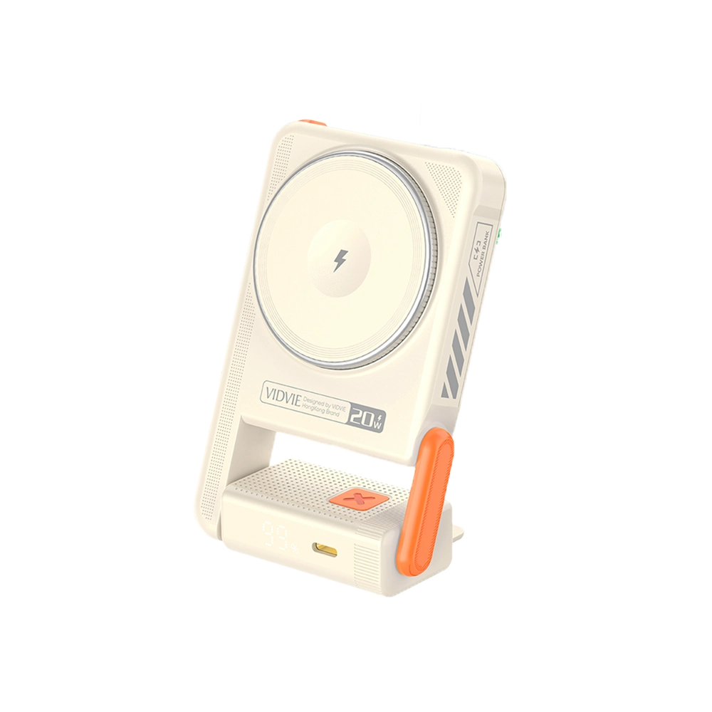 VIDVIE 3 In 1 Wireless Power Bank 10000mAh 20w Magnetic Battery