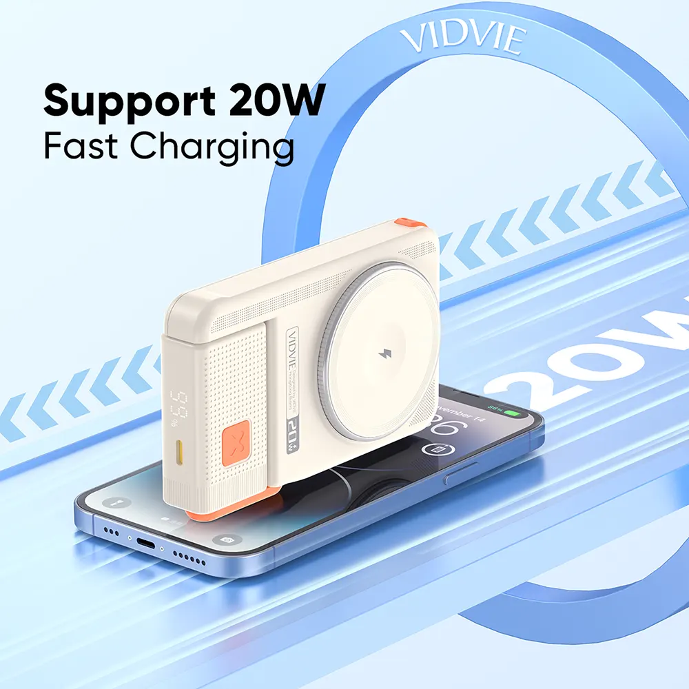 Wireless Power Bank with Fast Charging Speeds-VIDVIEWHOLESALE