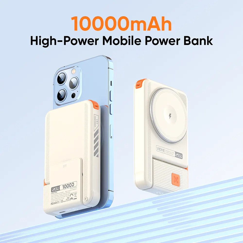 VIDVIE Portable Wireless Power Bank with Massive Capacity