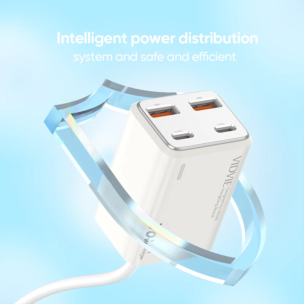 VIDVIE USB Plug Adapter with PPS Support for Optimal Charging