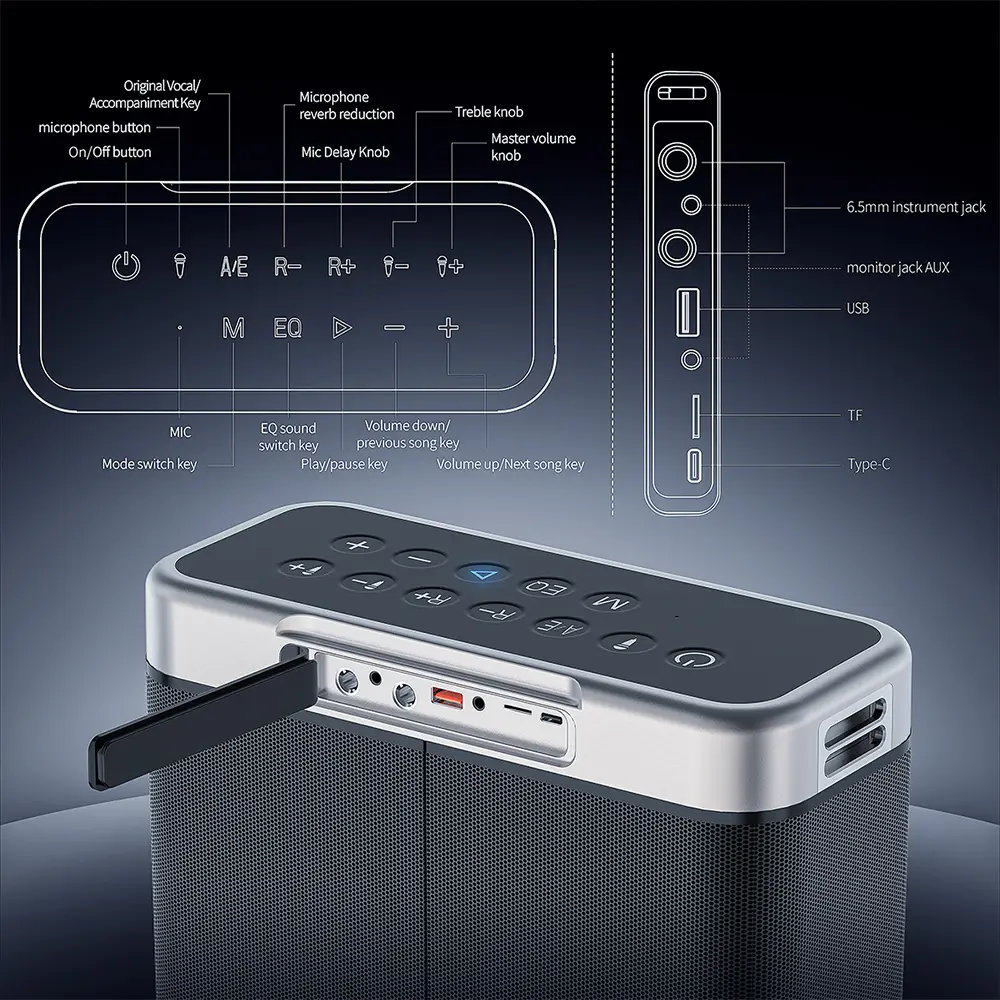 VIDVIE Bluetooth Patio Speakers With Wireless Version 5.0