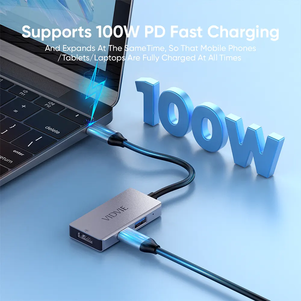 VDIVIE USB C Docking Station With Compact Design