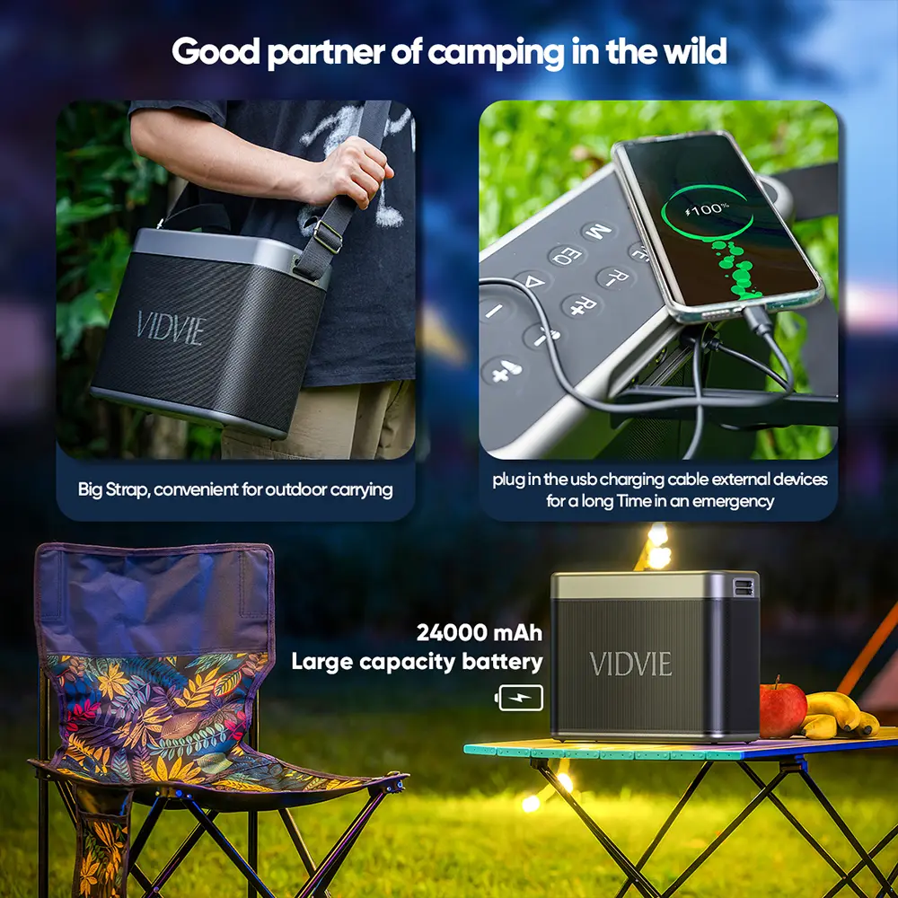 VIDVIE Bluetooth Patio Speakers With Sturdy Design
