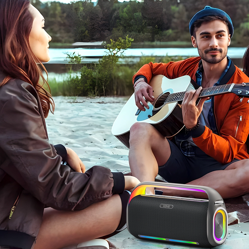 VIDVIE Durable Bluetooth Party Speaker for Outdoor Use