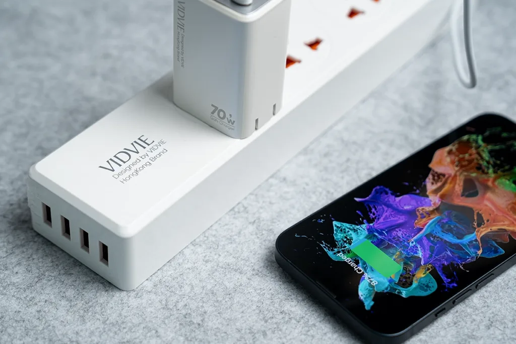 VIDVIE 70W Dual USB Fast Charger supplier