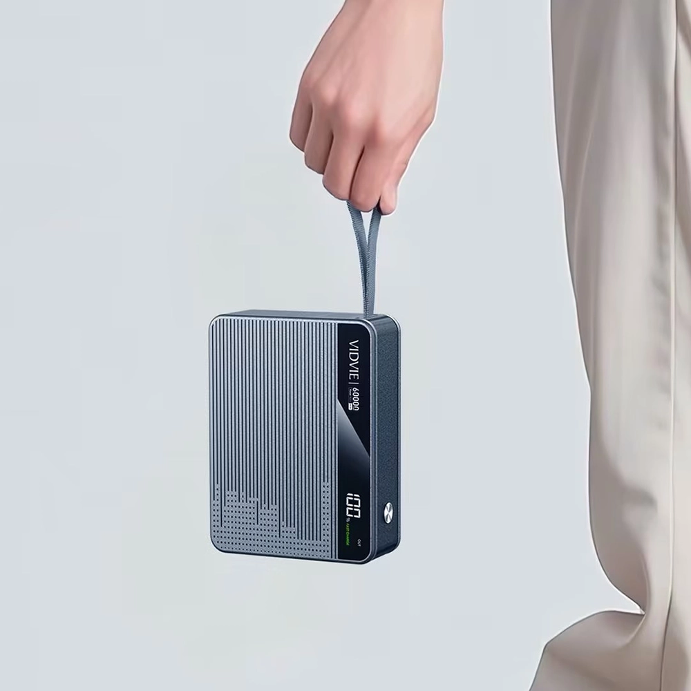 outdoor portable battery with LED light