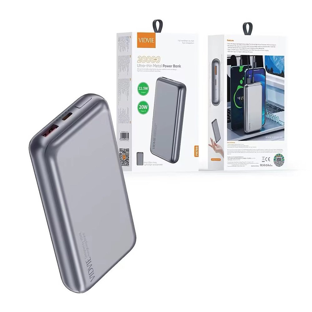 VIDVIE wholesale 2000mAh power bank package