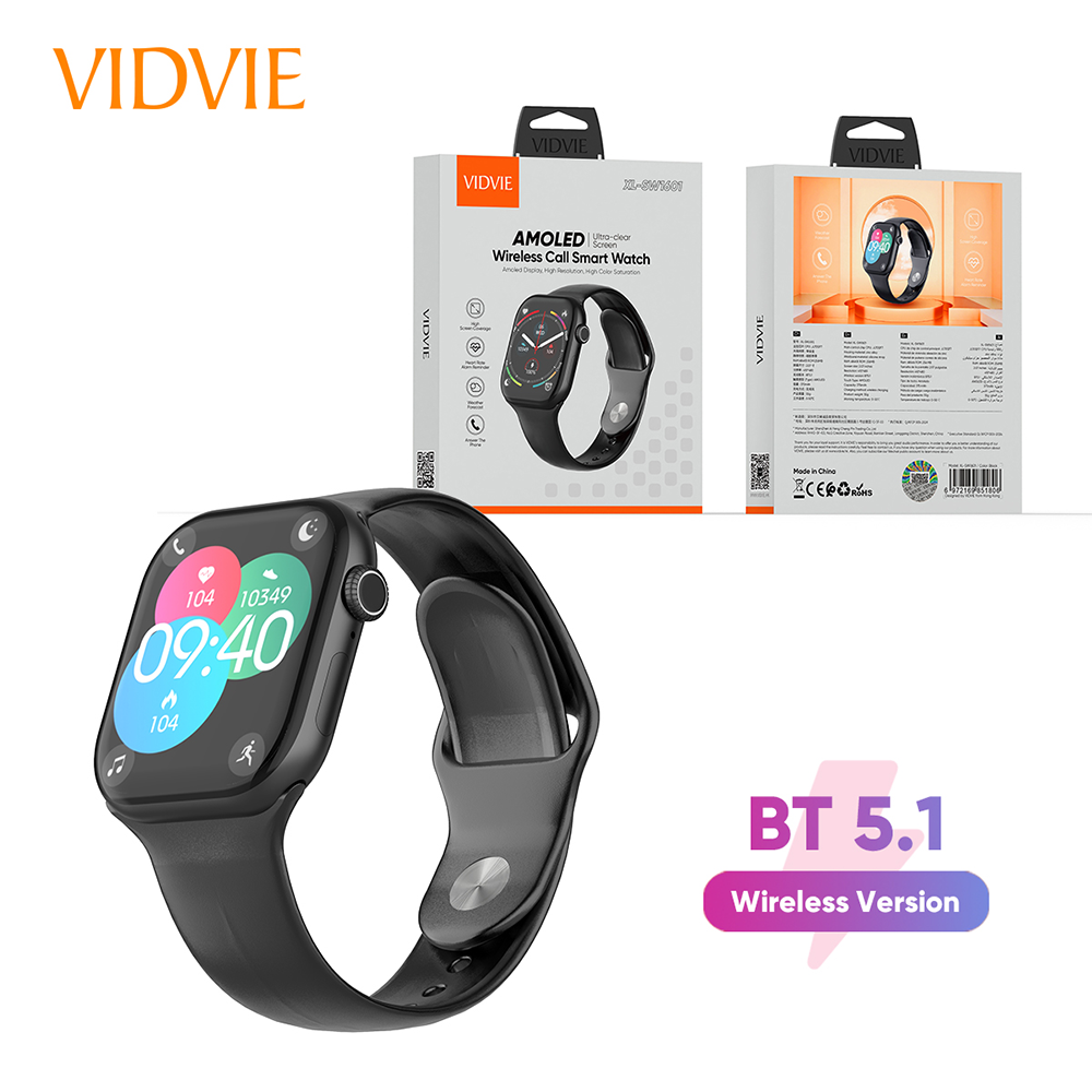 VIDVIE Eco Smart Watch with CE & RoHS Certifications