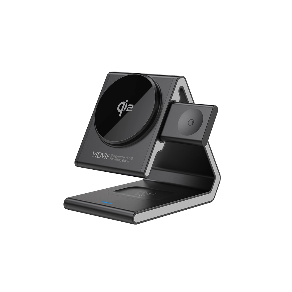 VIDVIE 3-in-1 Wireless Phone Charger For Android & iPhone