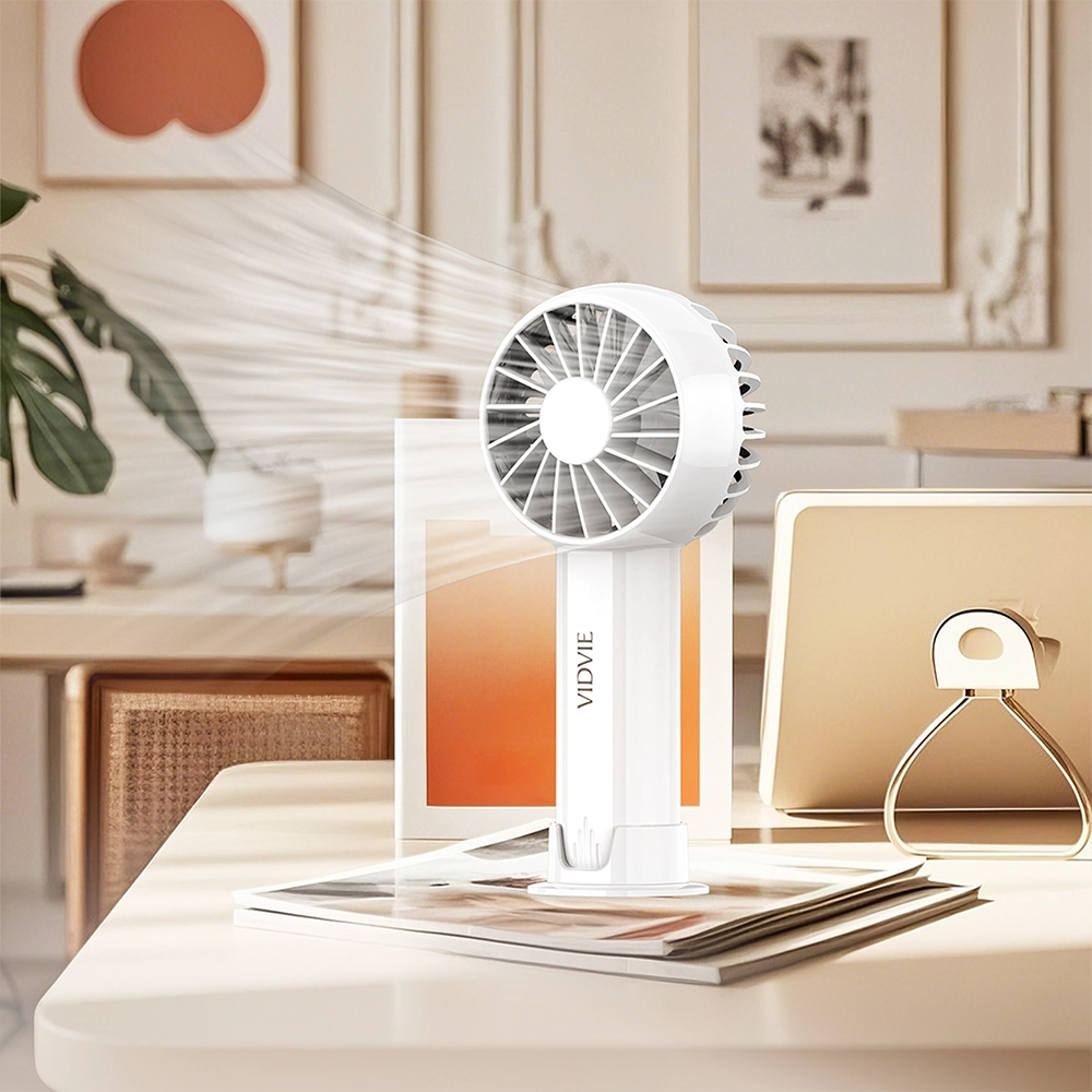 Portable small handheld fan with built-in stand